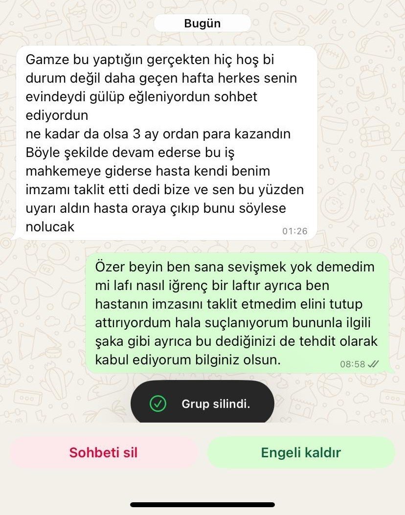 Hamile personel istifaya zorlandı