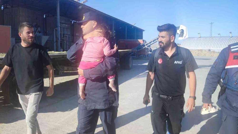 Karaman’da kaybolan 2.5 yaşındaki kız çocuğunu jandarma buldu