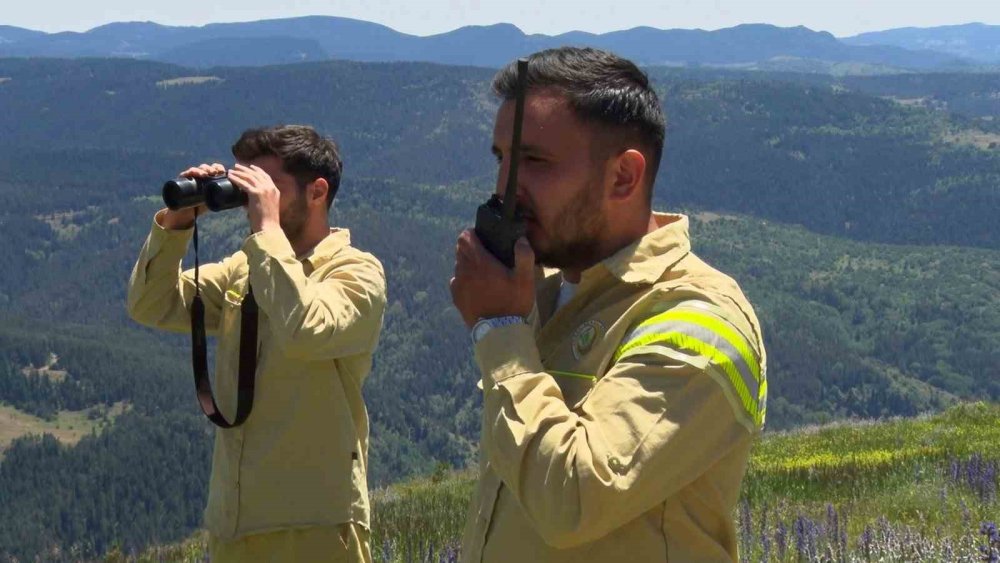 Yeşil Vatan Nöbeti: Işık Dağı’ndaki Gözetleme Kulesinde 7/24 Orman Mesaisi
