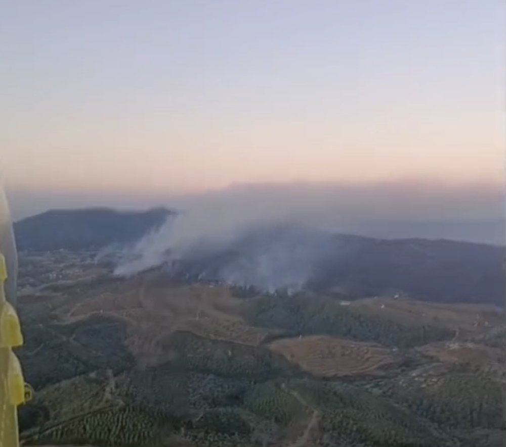 İzmir yanıyor, müdahale devam ediyor