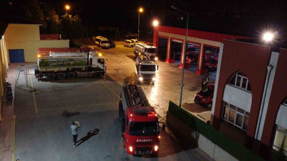 Konya’dan Hatay ve Manisa’ya Yangınla Mücadele Desteği
