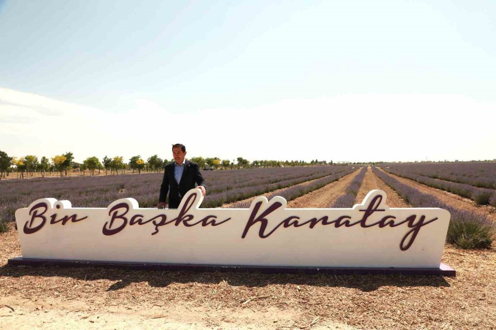 Karatay Lavanta Bahçesi klasiği: Başkan basınla buluştu