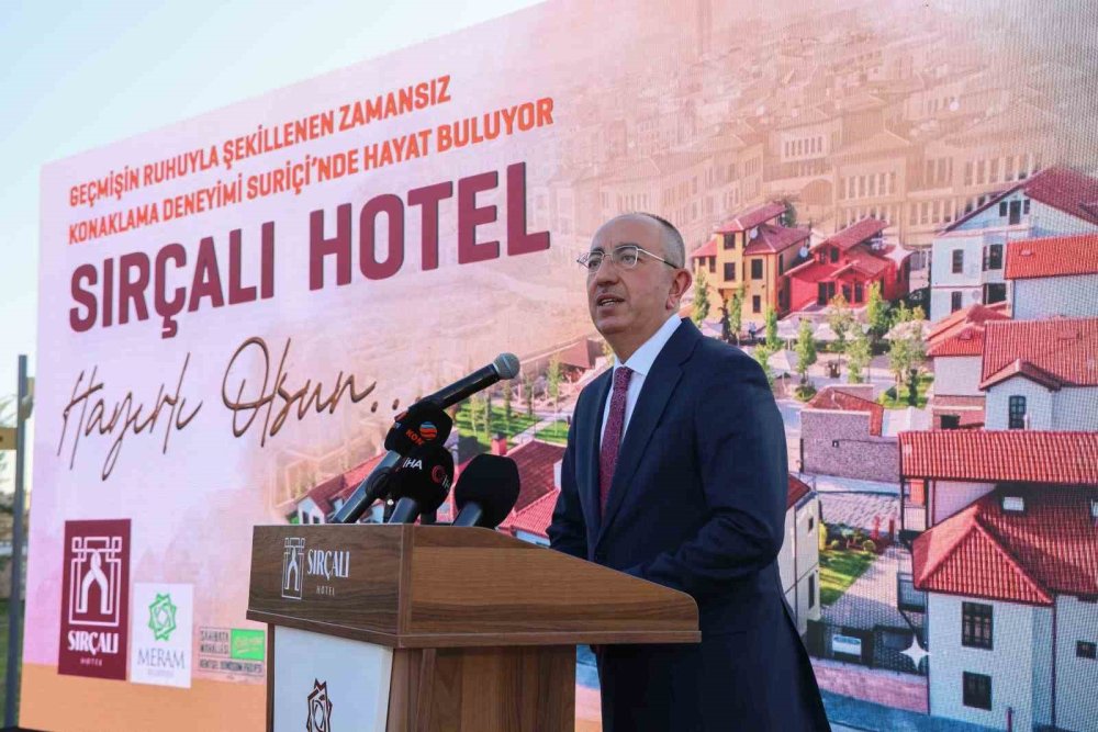 Konya’da Tarihi Dönüşüm: Sırçalı Hotel Görkemli Törenle Açıldı