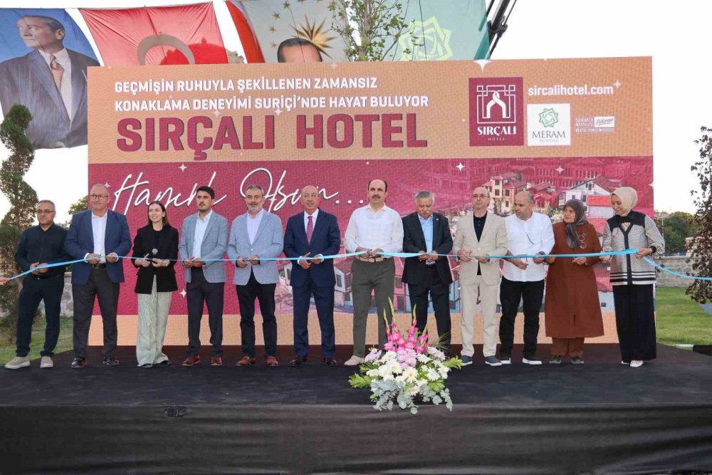 Konya’da Tarihi Dönüşüm: Sırçalı Hotel Görkemli Törenle Açıldı