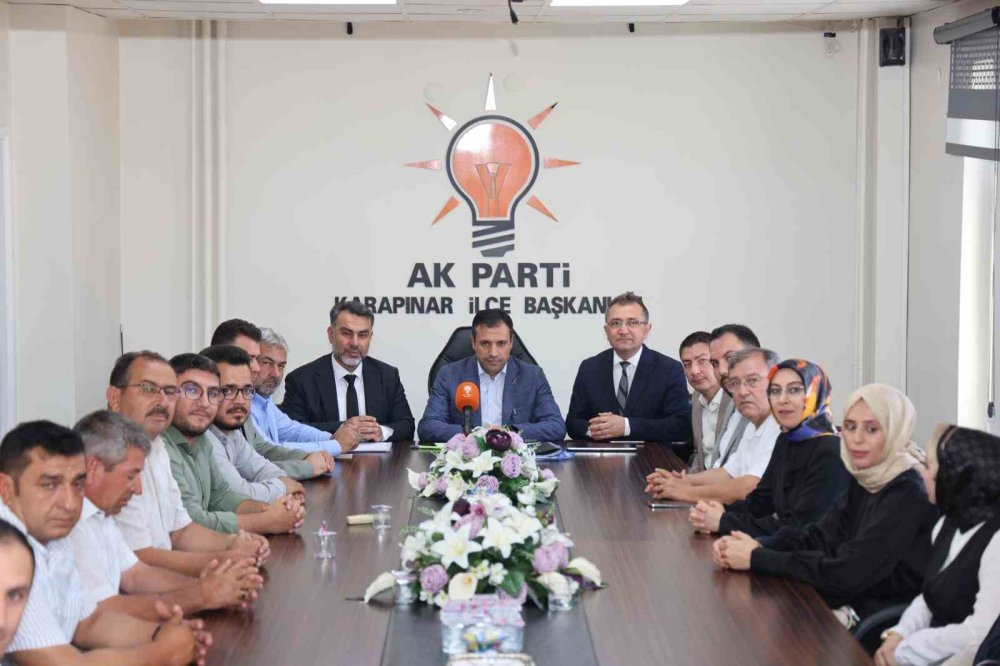 AK Parti Konya İl Başkanı Fatih Özgökçen’den Karapınar Çıkarması