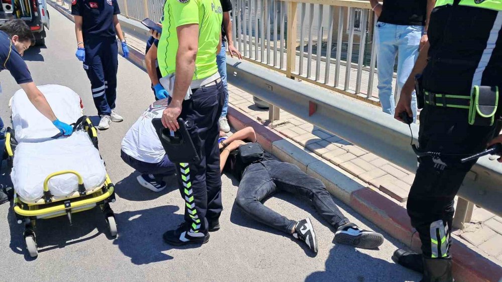 Yola dökülen yağ kazaya neden oldu