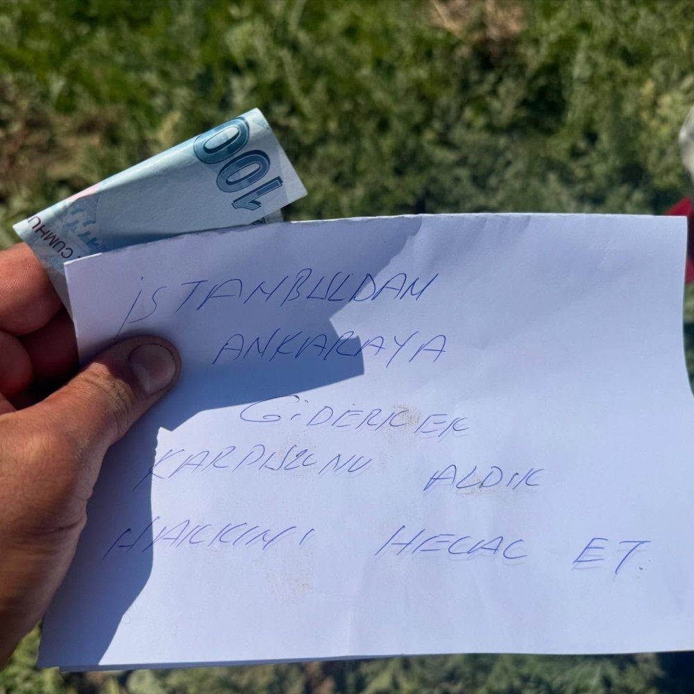 "Karpuzunuzu aldık, helal edin"