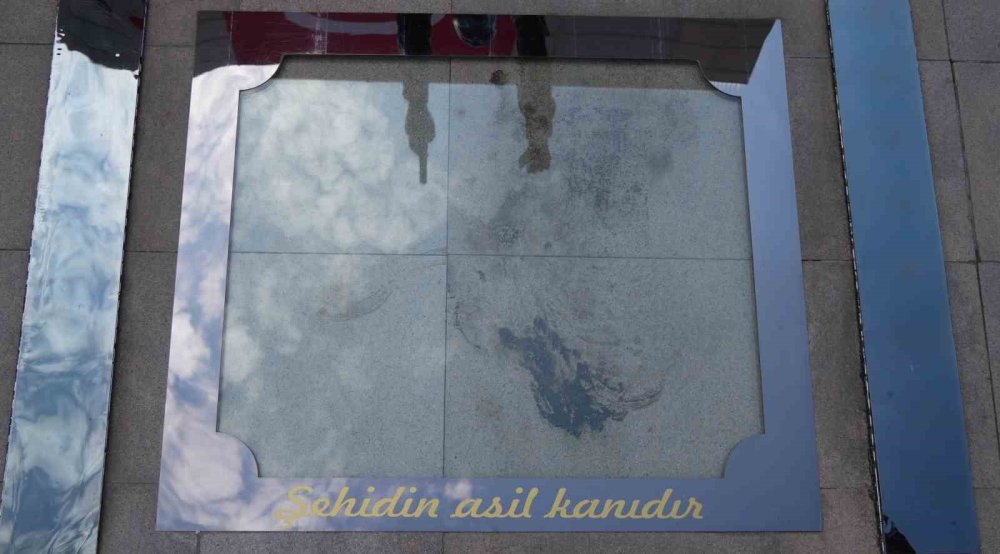 Ömer Halisdemir’in şehadet noktası özel zeminle korunuyor