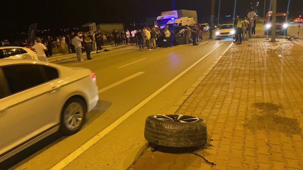 Konya'da Euro NCAP Testi Gibi Kaza