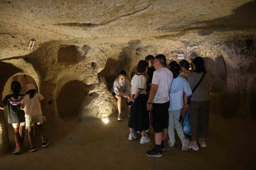 Kavurucu Sıcaktan Kaçan Turistlerin Yeni Gözdesi: Yeraltı Şehirleri