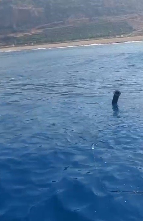 Sahilde ilginç keşif: Bu ne borusu?