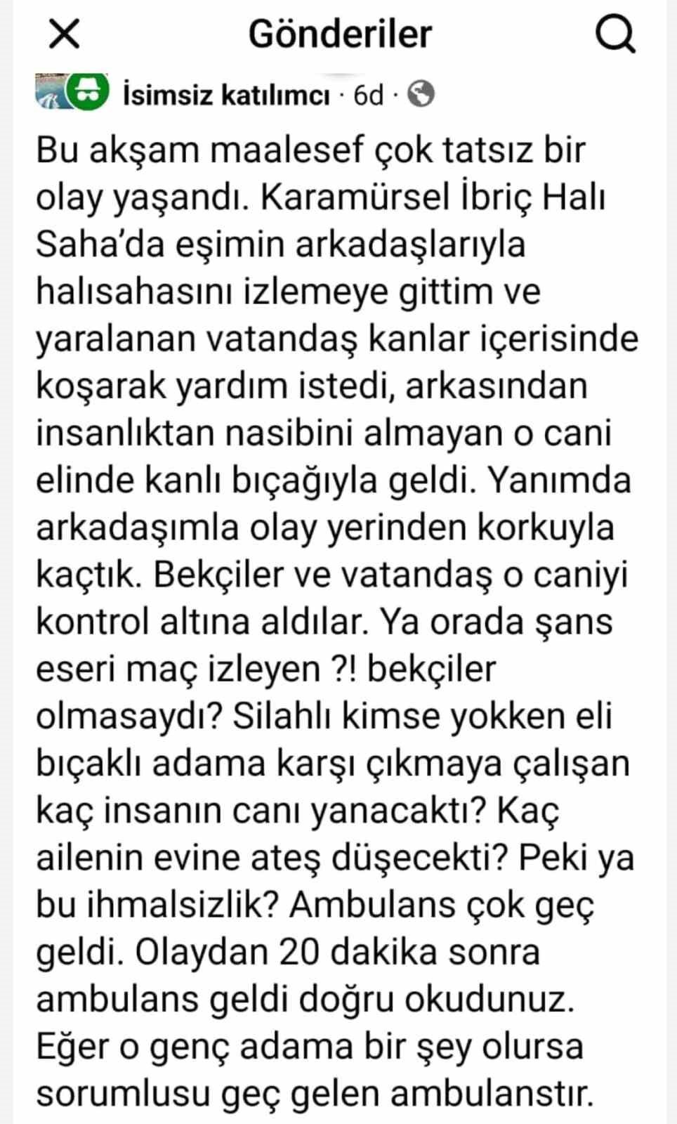 Karısının gözleri önünde bıçaklanarak öldürüldü