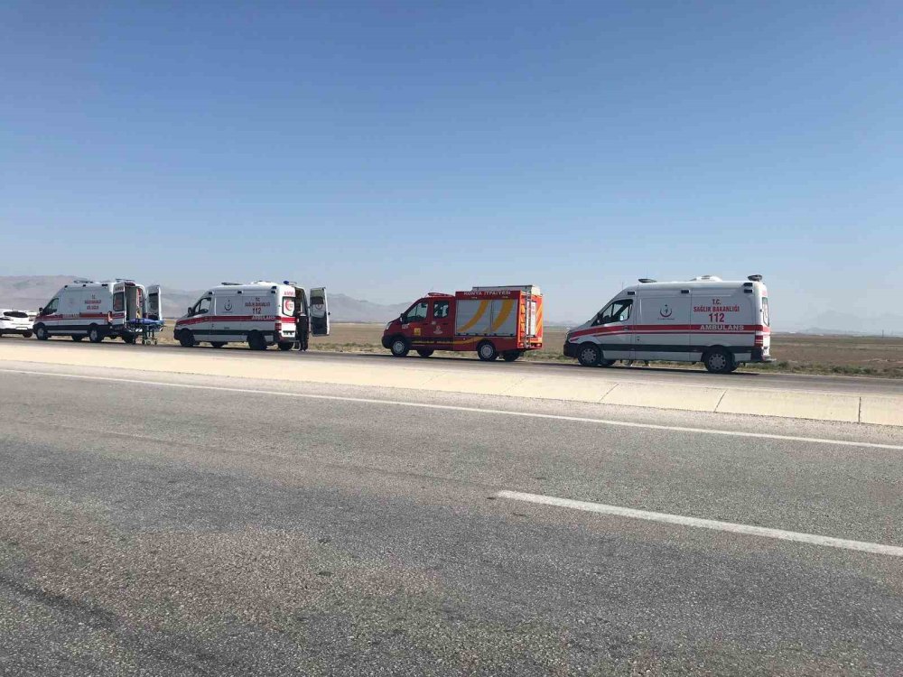 Kontrolden çıkan otomobil takla attı: 5 yaralı