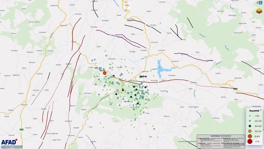 6.1'in ardından bölge beşik gibi sallandı: Tam 237 artçı