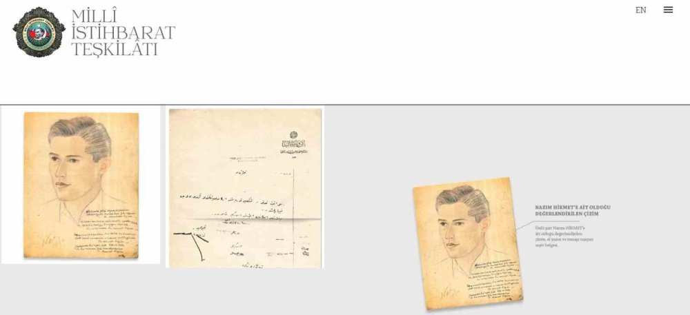 Nazım Hikmet’e ait olduğu değerlendirilen arşiv belgesinin gizliliği kaldırıldı