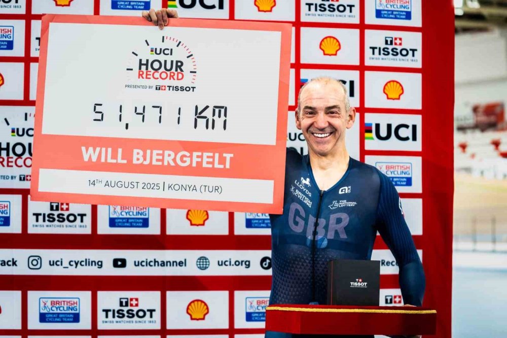 William Bjergfelt, Konya Velodromu’nda UCI Masters Saat Rekorunu Kırdı