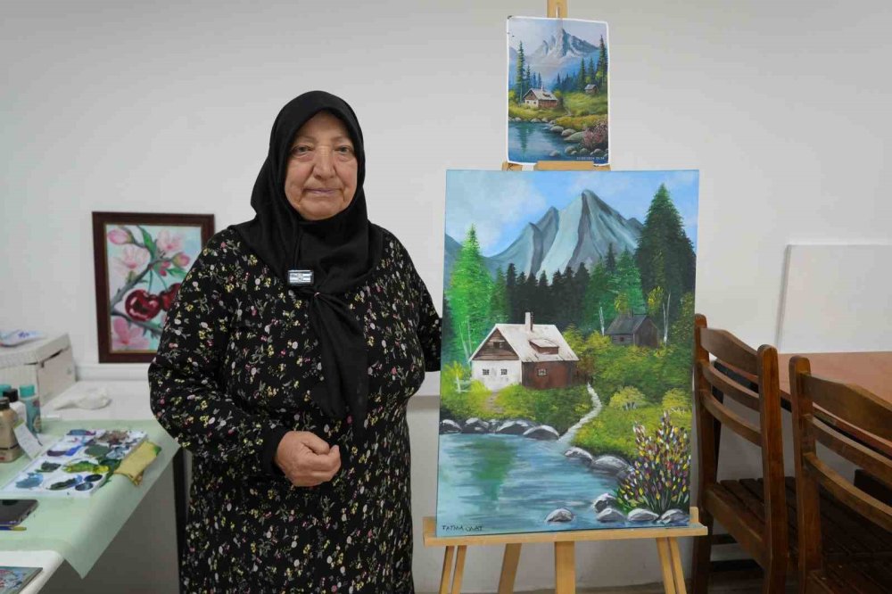 Yeteneğini 65 yaşında keşfetti