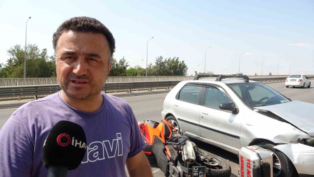 İhbara giden motorize sağlık ekibi kaza yaptı: 1 yaralı