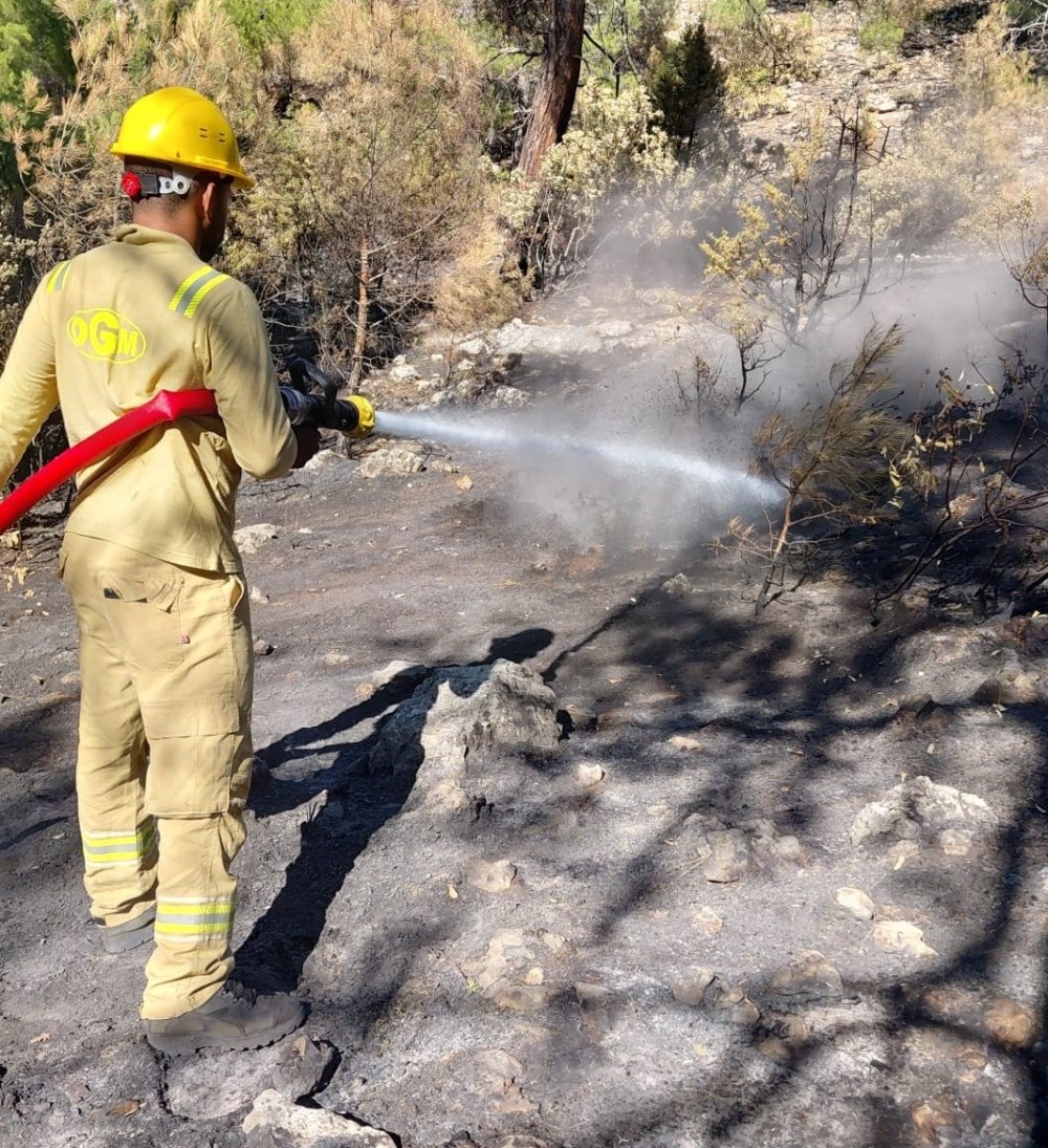 Konya da Desteğe Gitmişti: 3 Gün Süren Yangının Ardından Yürek Burkan Görüntü
