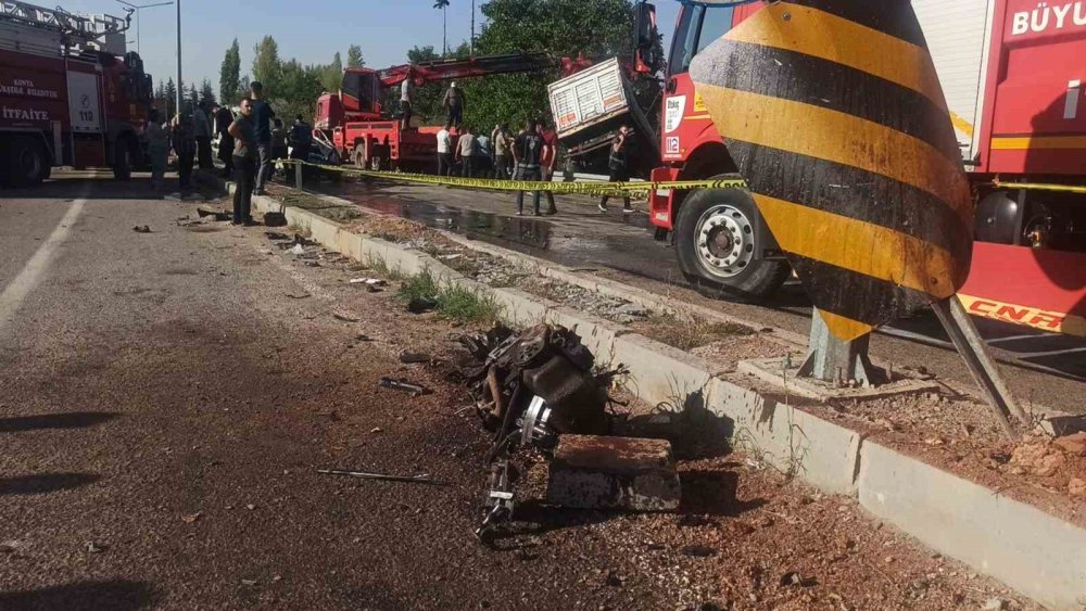 Doğanhisar'da Katliam Gibi Kazada 3 Kişi Yaşamını Yitirdi