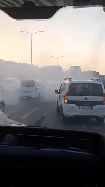 Düğün Konvoylarında Yine Lastikler Yandı