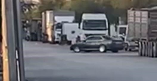 Trafik magandası, lastiğine ateş edilerek durduruldu