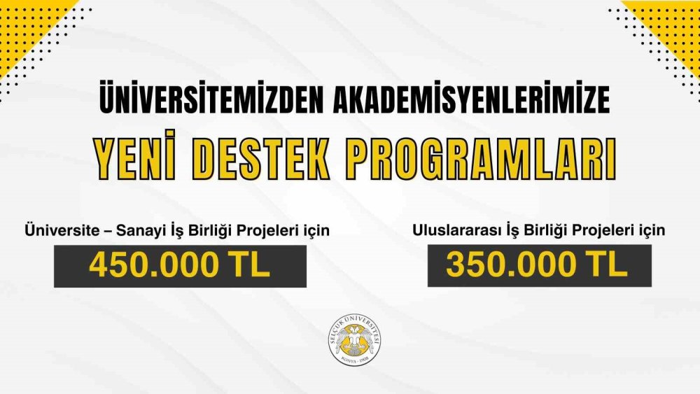 Selçuk Üniversitesi’nden Bilim İnsanlarına 450 Bin TL’ye Kadar Proje Desteği