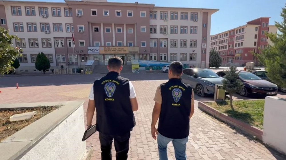 Konya polisi okulların çevresinde kuş uçurtmuyor