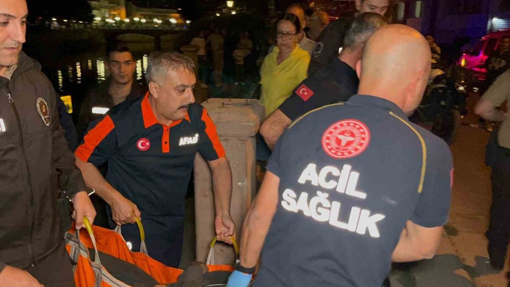 Porsuk Çayı’na düşen alkollü genç hastaneye kaldırıldı: Durumu ağır