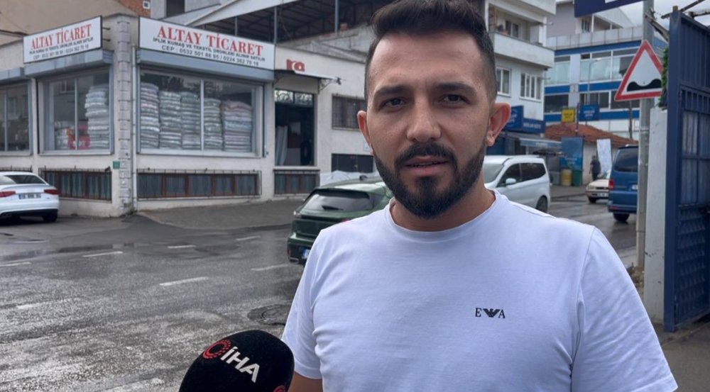 Sürücüsüz ilerleyen aracı böyle durdurdu