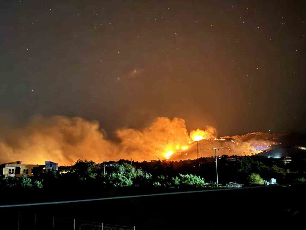 Alanya sabaha kadar alev alev yandı