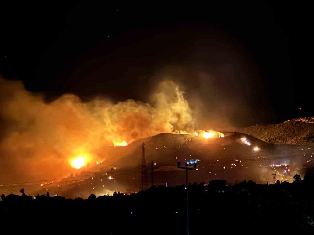 Alanya sabaha kadar alev alev yandı