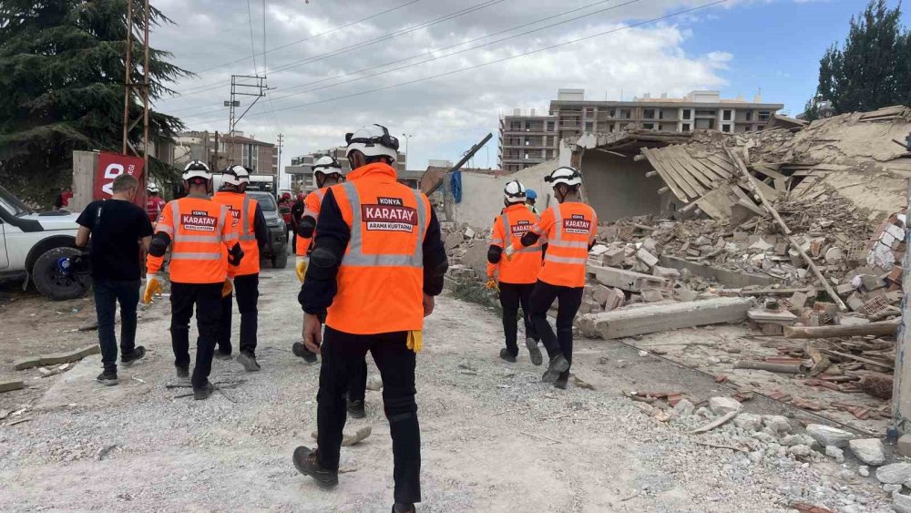 Konya’da TAMP Deprem Tatbikatı Gerçekleştirildi