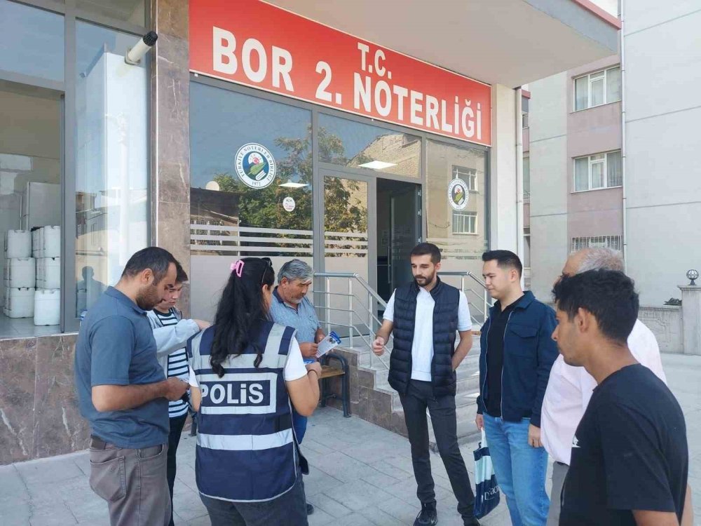 Niğde'de vakalar arttı polis vatandaşı uyardı