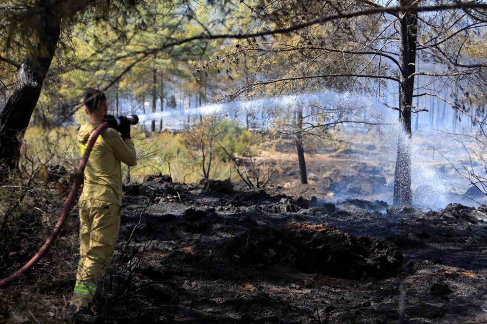 Alanya'ya bakarken Kepez yandı