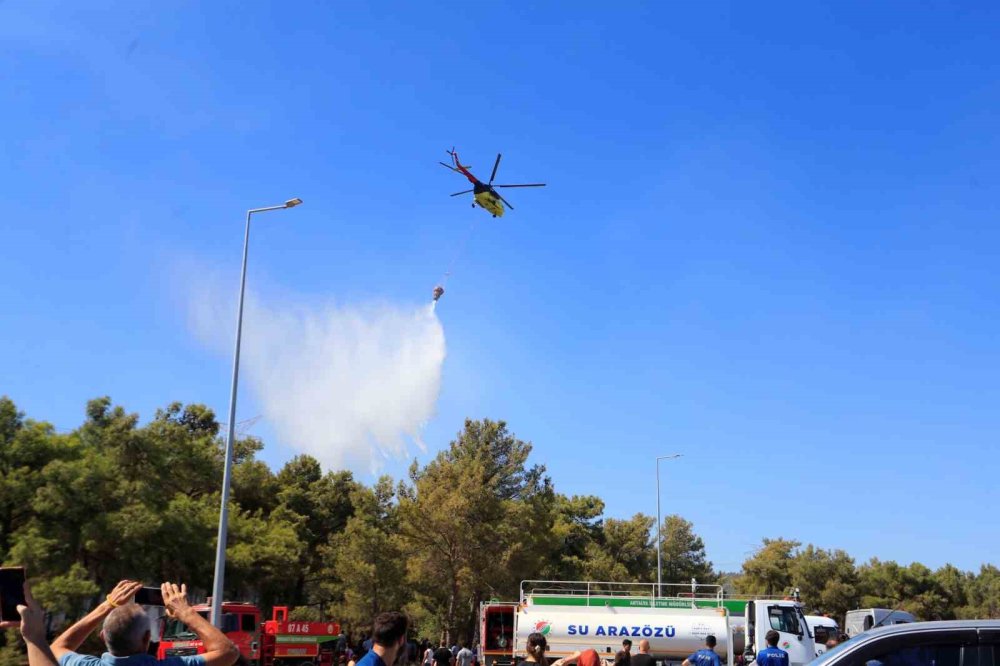 Alanya'ya bakarken Kepez yandı