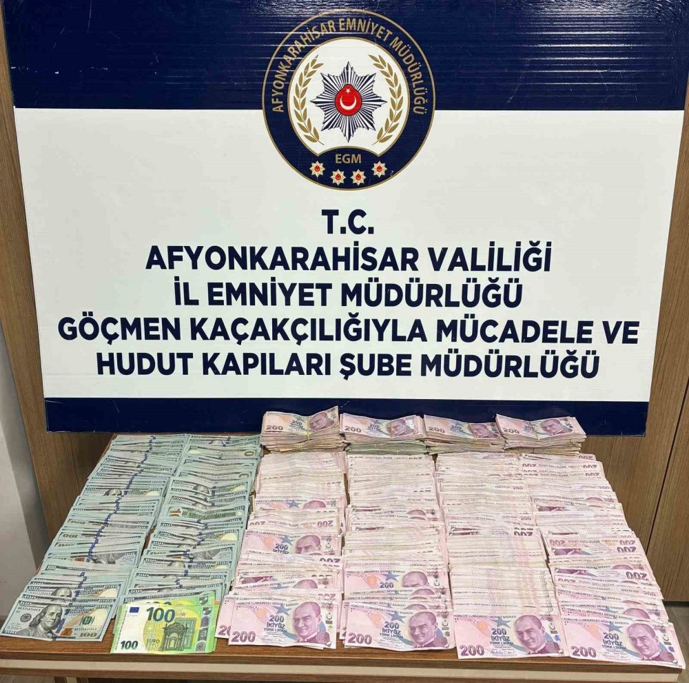 İnsan kaçakçılığı operasyonunda 1 milyon TL ele geçirildi