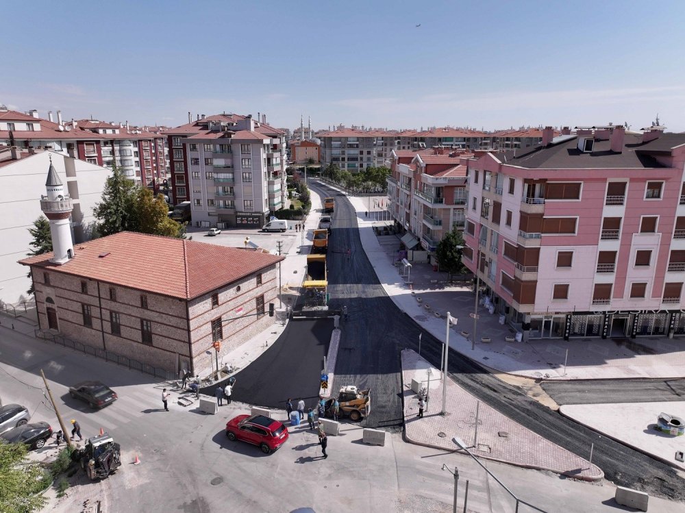 Konya'nın sorunlu caddesi, en güzel caddesi oldu