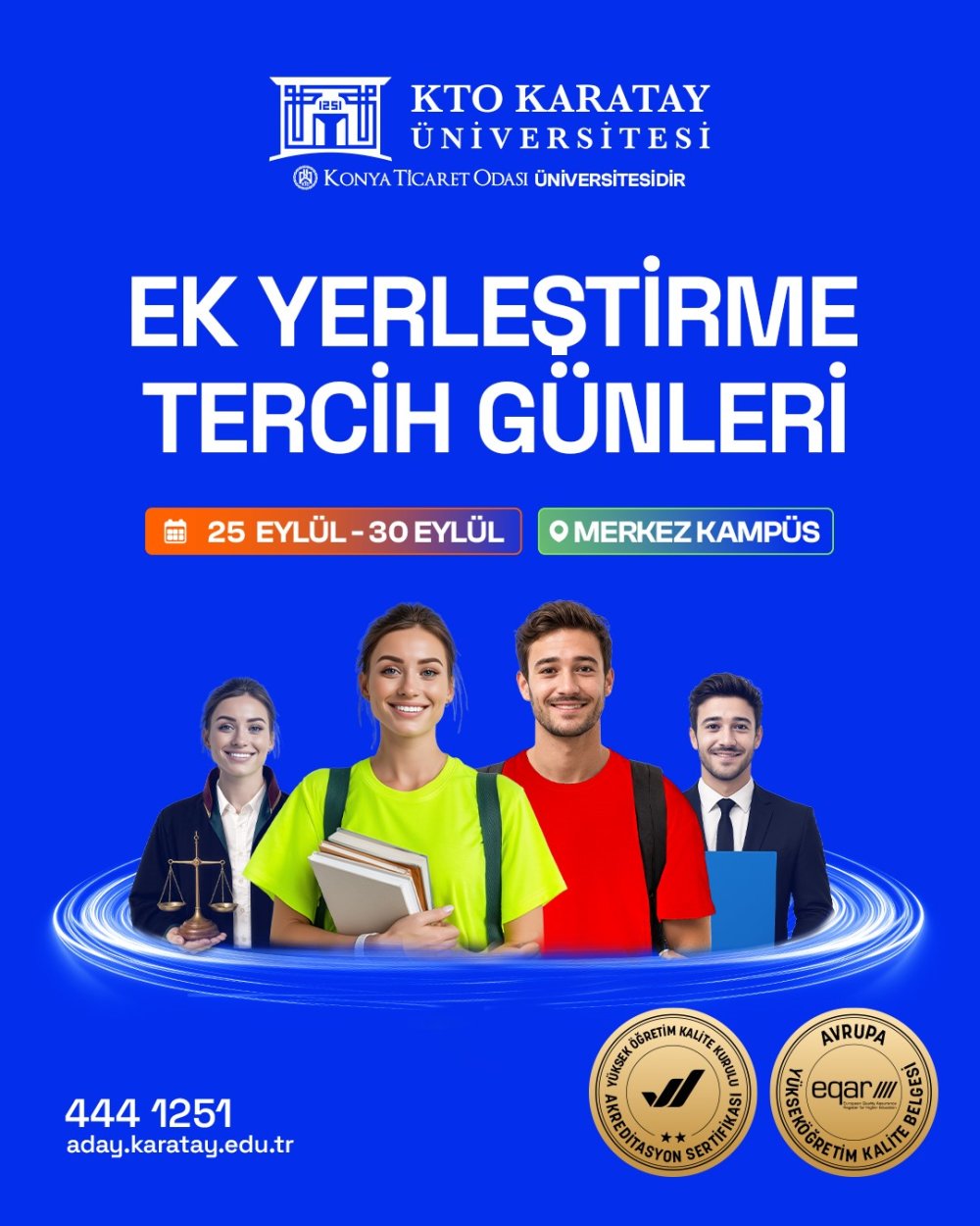 KTO Karatay Üniversitesi’nden Ek Yerleştirme Döneminde Ücretsiz Tercih Danışmanlığı