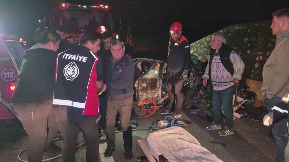 Yağmur yağdı Bartın'da kaza oldu