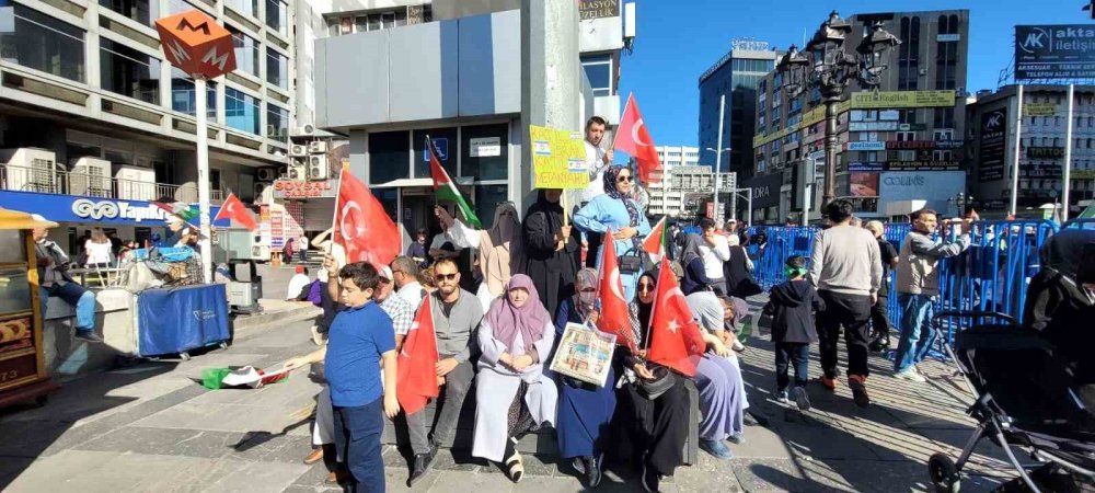 Binlerce Ankaralı Filistin’e destek için yürüdü