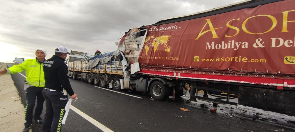 Konya'da bir tır kazası daha