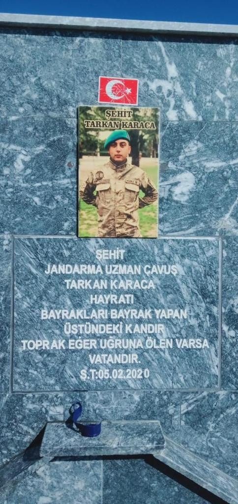 Şehit Çeşmesine Üçüncü Kez Saldırı: Bayrak ve Şehit Fotoğrafı Söküldü