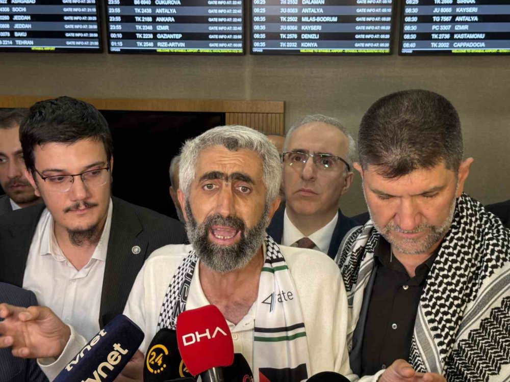 Sumud Filosu’nda alıkonulan 15 Türk aktivist İstanbul’a geldi