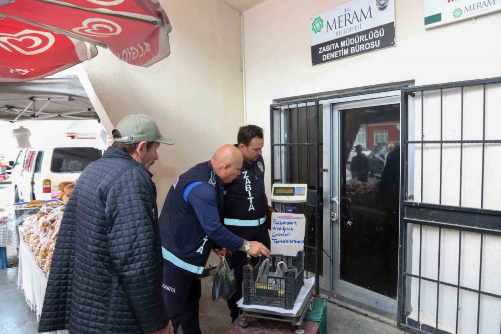 Meram’da Semt Pazarlarına Sıkı Denetim: Hedef Güvenli ve Şeffaf Alışveriş