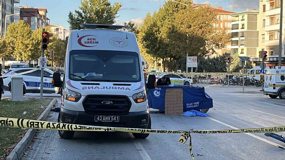 Karatay’da tankerin çarptığı bisikletli hayatını kaybetti