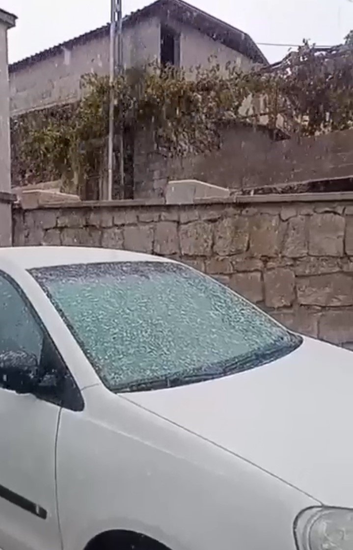 Aksaray'a kar yağdı