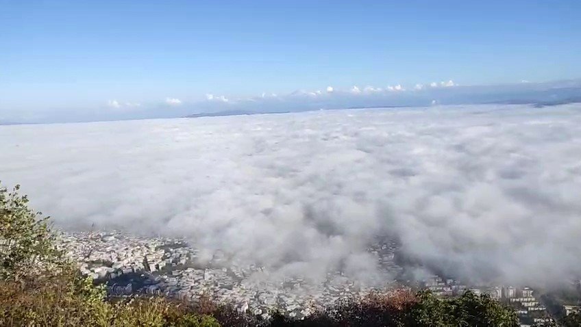 Bursa kayboldu! Uludağ'dan aşağısı yok