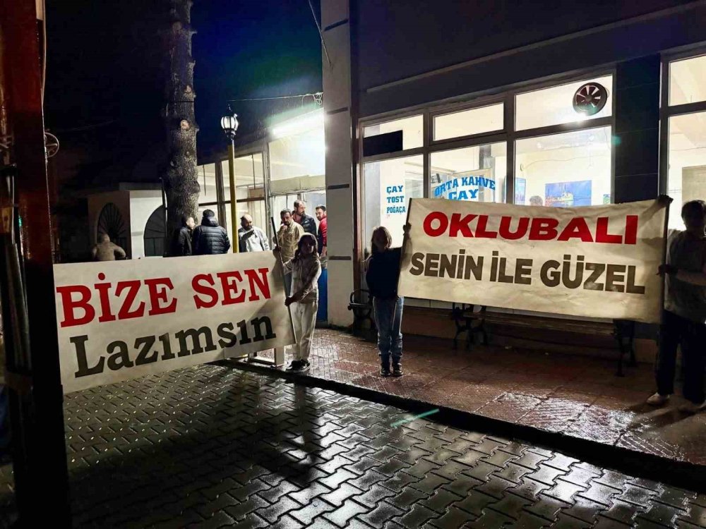 Oklubalı'nda meşaleler onun için yandı