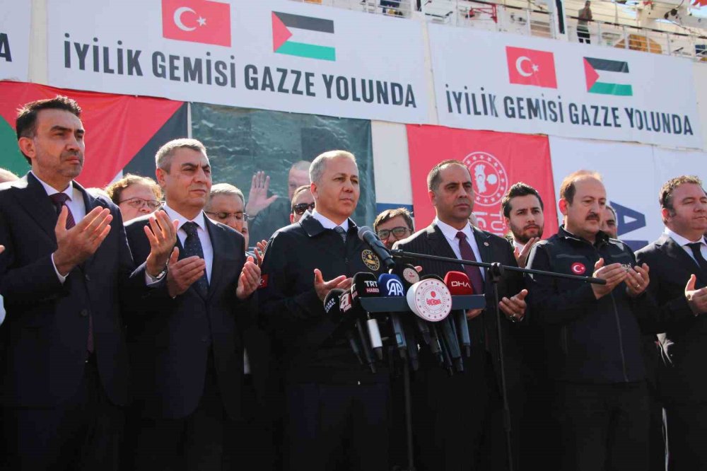 17. İyilik Gemisi Gazze'ye Uğurlandı